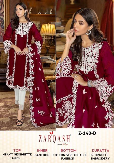 Zarqash Z 140 Readymade Designer Georgette Pakistani Suits
